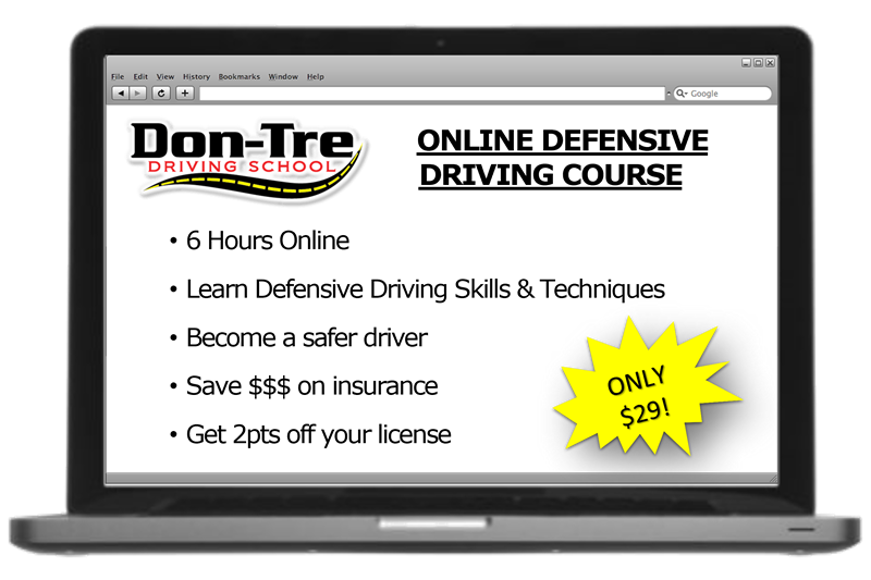 DonTre Driving School New Jersey - Online Defensive Driving Course